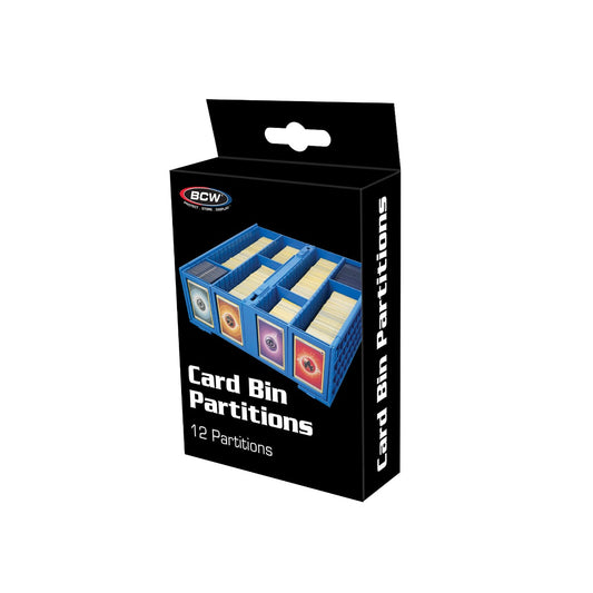 BCW Collectible Card Bin Partitions - BLUE trading cards zubehör BCW