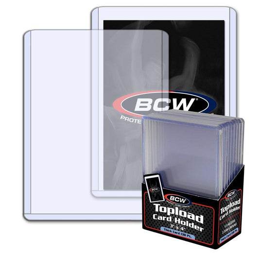 BCW Thick Card Topload Holder - 138 PT trading cards zubehör BCW