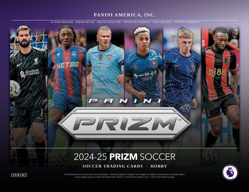 24-25 Panini Prizm English Premier League Soccer Hobby Soccer trading cards Panini