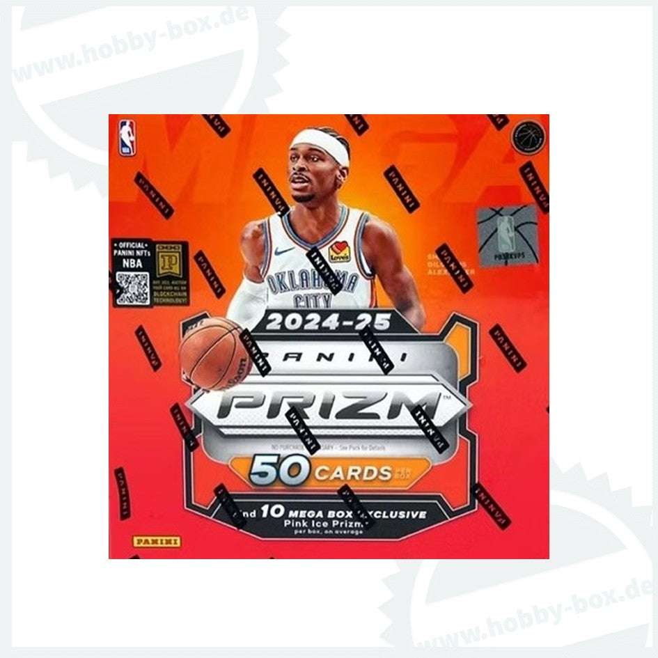 24-25 Panini Prizm Basketball Mega Box basketball nba trading cards Panini