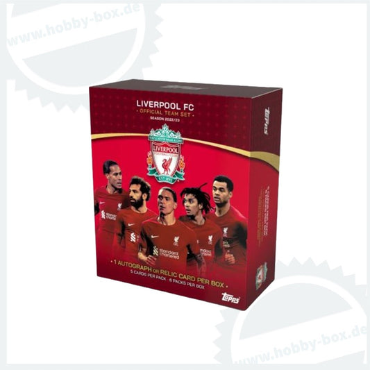 22-23 Topps Liverpool FC Official Team Set 22/23 Soccer trading cards Topps