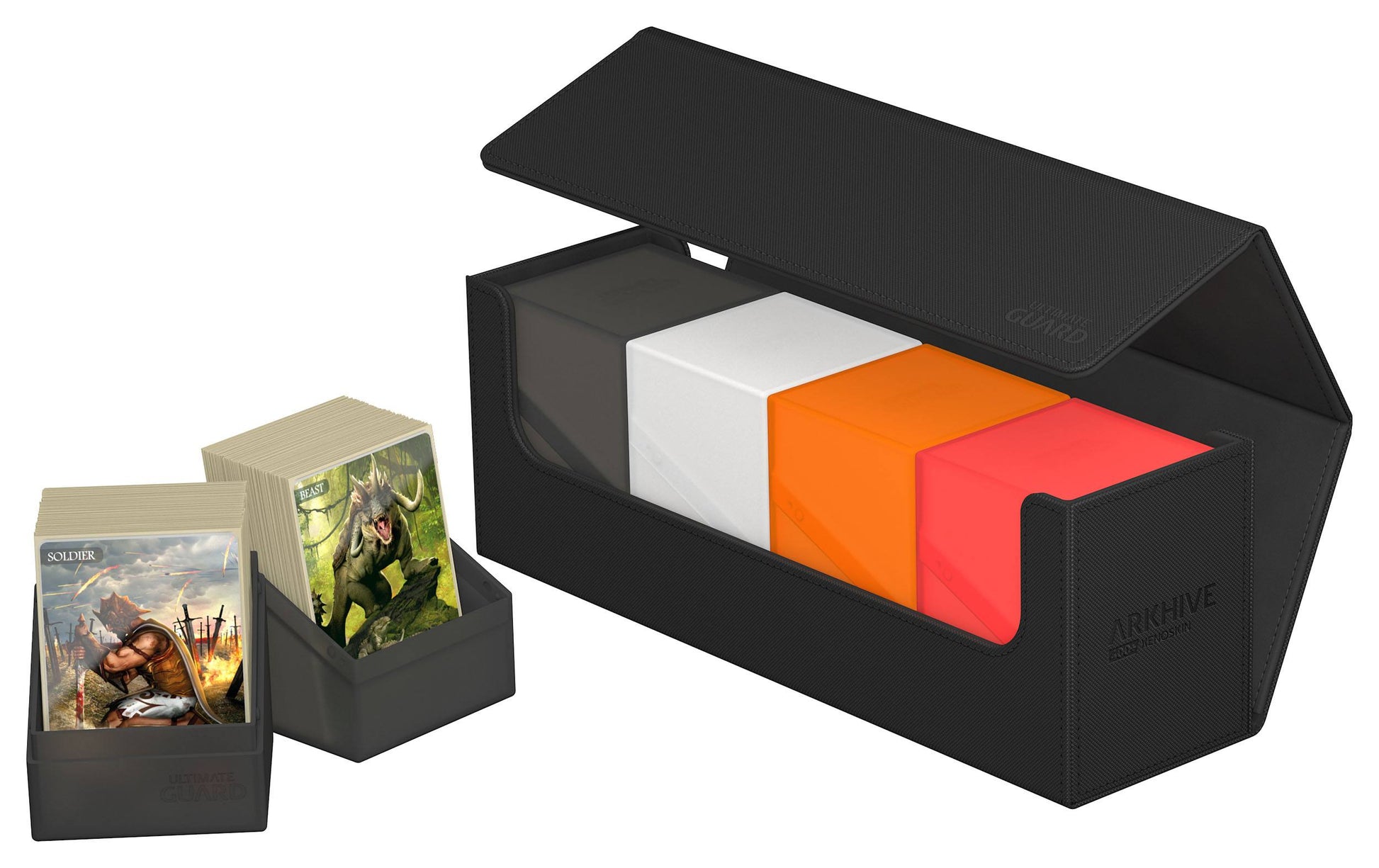 Ultimate Guard Arkhive 400+ XenoSkin Monocolor Schwarz trading cards zubehör Ultimate Guard