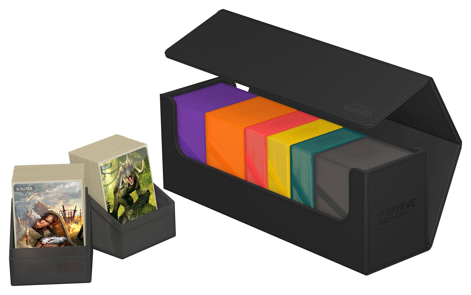 Ultimate Guard Arkhive 400+ XenoSkin Monocolor Schwarz trading cards zubehör Ultimate Guard