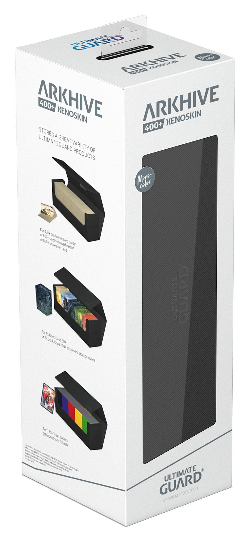 Ultimate Guard Arkhive 400+ XenoSkin Monocolor Schwarz trading cards zubehör Ultimate Guard
