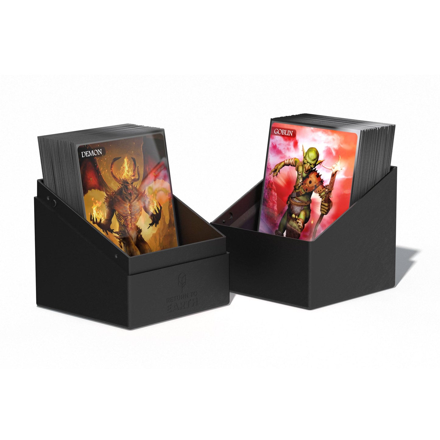 Ultimate Guard Return To Earth Boulder Deck Case 100+ Standardgröße Schwarz trading cards zubehör Ultimate Guard