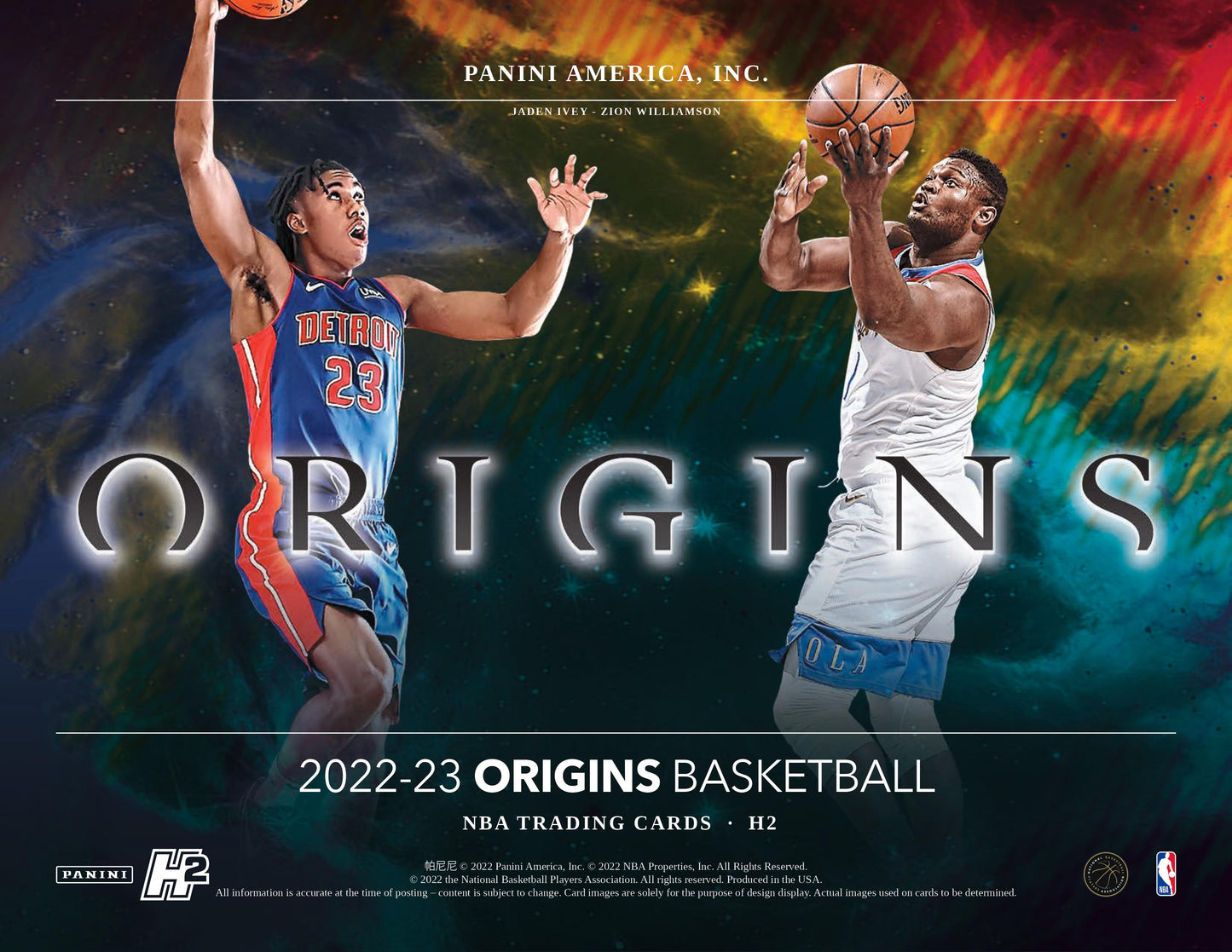 22-23 Panini Origins Basketball Hobby Hybrid H2