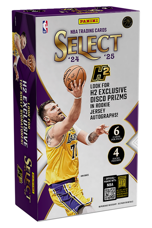 24-25 Panini Select Basketball Hobby Hybrid H2 basketball nba trading cards Panini