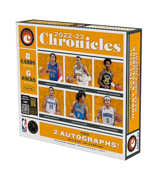 22-23 Panini Chronicles Basketball Hobby Box
